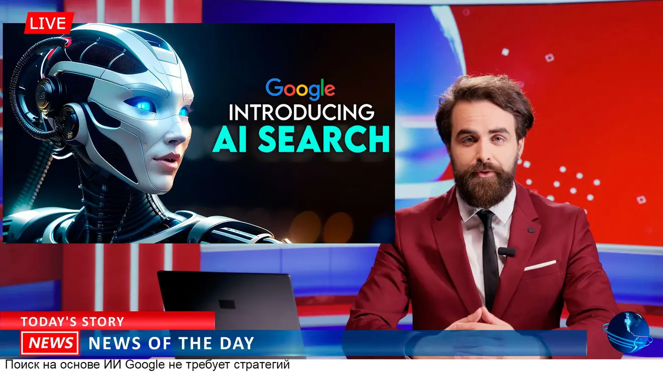 Поиск на основе ИИ Google не требует стратегий