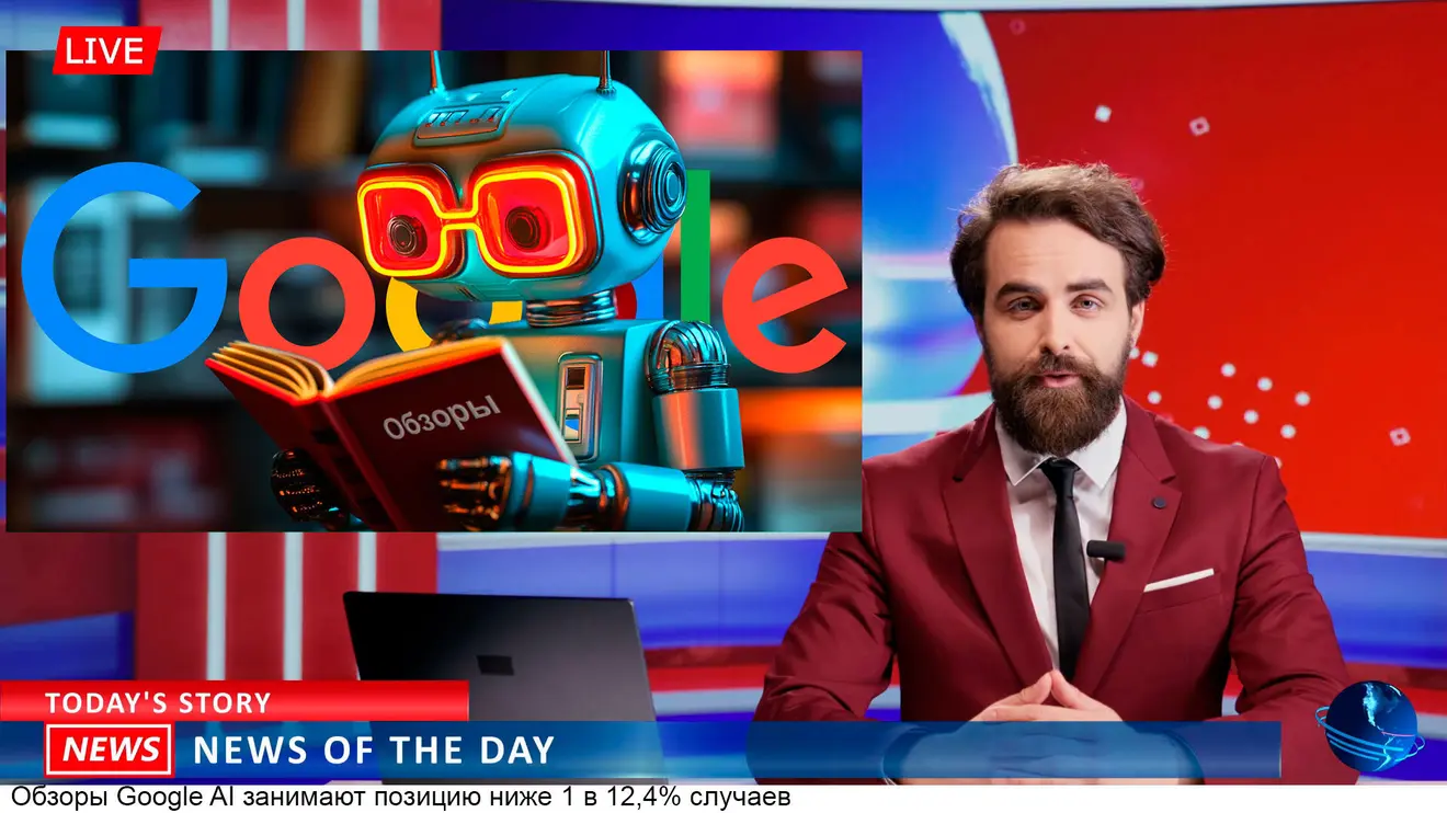 Обзоры Google AI занимают позицию ниже 1 в 12,4% случаев