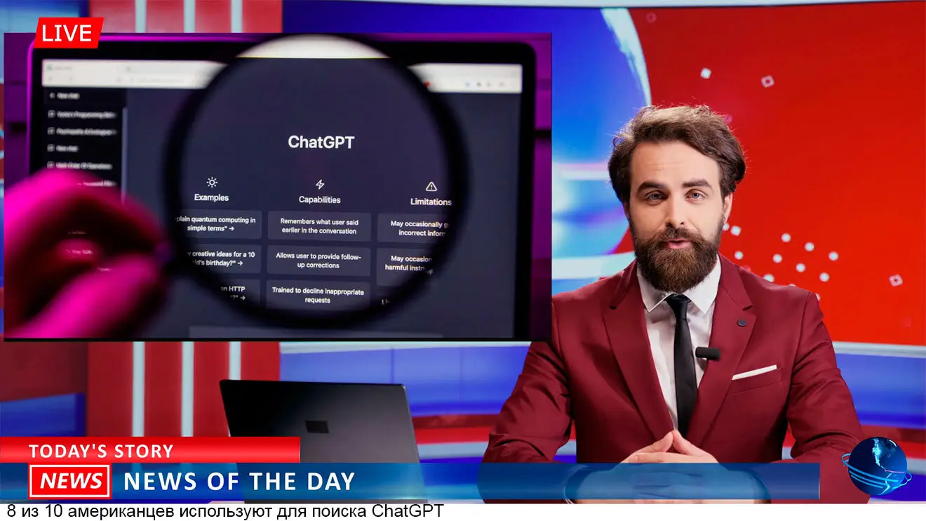 8 из 10 американцев используют для поиска ChatGPT