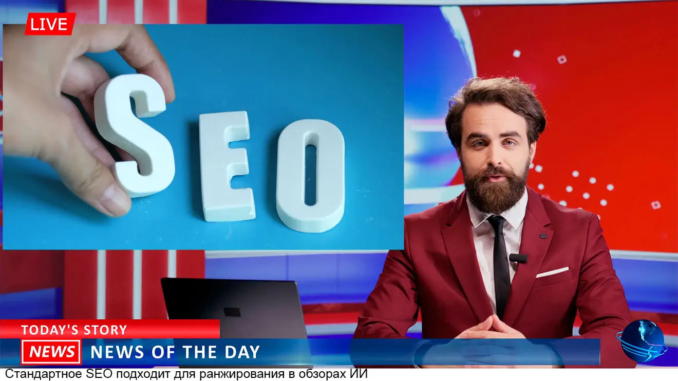 Стандартное SEO подходит для ранжирования в обзорах ИИ
