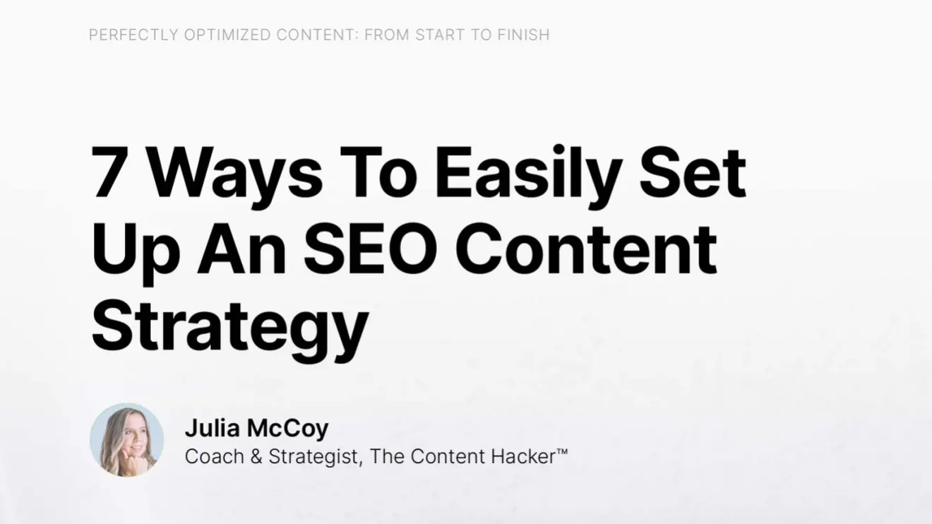 7 способов настройки стратегии SEO контента