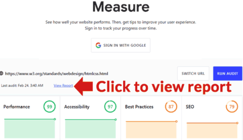 Официальный инструмент Google measure